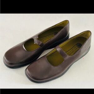 Rockport Dark Brown Mary Jane Flats